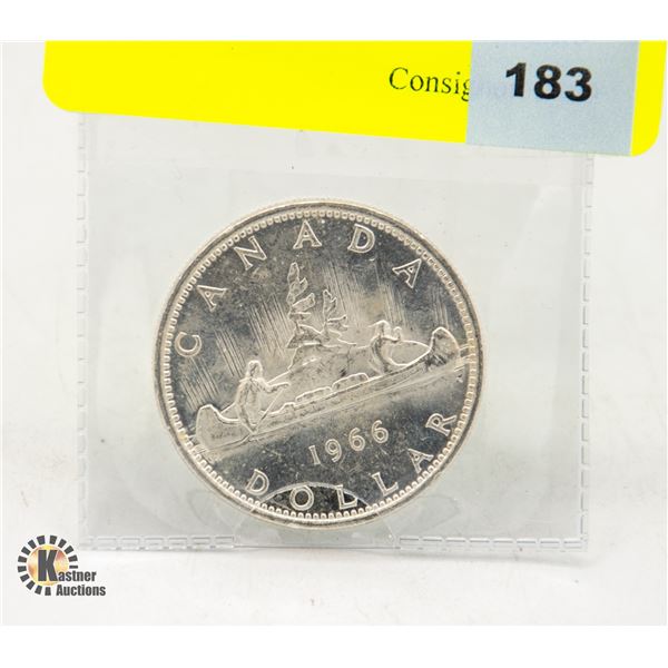 1966 CANADIAN SILVER DOLLAR