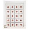 Image 2 : 20 OLD VARIOUS CANADA 1 CENT COINS