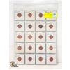 Image 1 : 20 OLD VARIOUS CANADA 1 CENT COINS