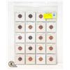 Image 1 : 20 OLD VARIOUS CANADA 1 CENT COINS