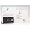 Image 2 : #1-3.00 CT GRA CERTIFIED ROUND BRILLIANT CUT