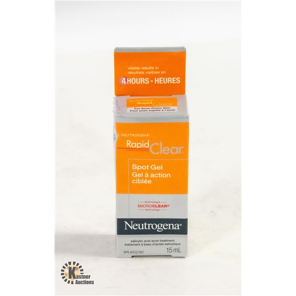 NEW 15ML BOTTLE OF NEUTROGENA RAPID CLEAR SPOT GEL