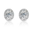 Image 1 : 2 CT GRA CERTIFIED MOISSANITE 925 SILVER EARRINGS