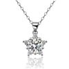Image 1 : 1 CT GRA CERTIFIED MOISSANITE 925 SILVER NECKLACE