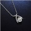 Image 2 : 1 CT GRA CERTIFIED MOISSANITE 925 SILVER NECKLACE