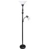 Image 1 : NEW ELEGANT DESIGNS FLOOR LAMP - BRONZE ACCENTS