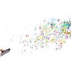 Image 1 : NEW 2 PK LEGEND CONFETTI CANONS - MULTICOLOR RICE