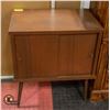 Image 1 : VINTAGE RECORD HOLDER & STAND 27" X 24" X 16"