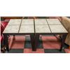 Image 1 : PAIR OF SIDE TABLES H-21.75" W-25" L-25"