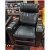 LEATHERETTE ROCKING SWIVEL HIGH BACK ELECTRIC