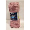Image 1 : BRAND NEW DELUXE POPCORN PLUSH BLANKET QUEEN