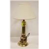 Image 1 : VINTAGE BRASS TONE LAMP H-22.5"
