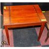 WOODEN SIDE TABLE 24" X 18" X 21"