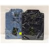 Image 1 : NEW MEN'S SHIRTS 1DENIM/1NAVY SIZE L
