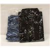 Image 1 : NEW MEN'S SHIRTS 1DENIM/1BLACK SIZE 2XL