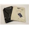 Image 1 : NEW MEN'S SHIRTS 1BLACK/1NATURAL SIZE 2XL