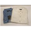 Image 1 : NEW MEN'S SHIRTS 1DENIM/1WHITE SIZE 2XL