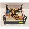 WWE RING WITH POSABLE FIGURES