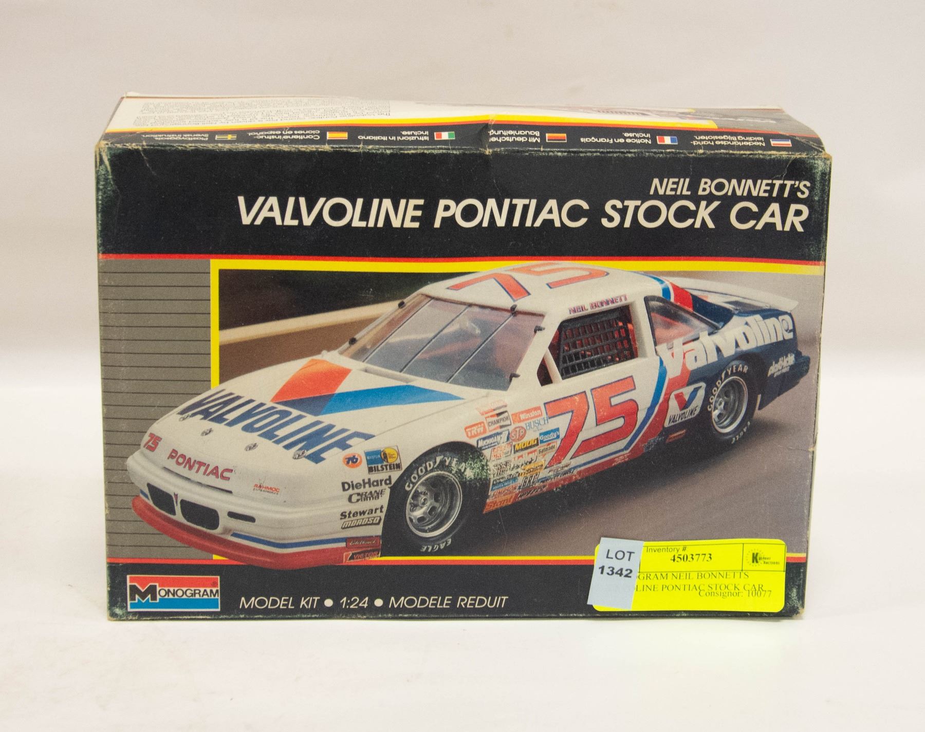 Neil Monogram MONOGRAM NEIL BONNETTS VAVOLINE PONTIAC STOCK CAR