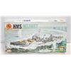 AIRFIX HMS BELFAST MODEL KIT PARTS STILL ON