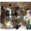 Image 1 : VINTAGE STAINLESS COOKWARE 7PC