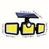 171 COB WATERPROOF SOLAR MOTION SENSOR LIGHT