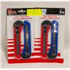 Image 1 : 2 X 2PKS NEW LARGE VALUE POWER APEX UTILITY KNIVES