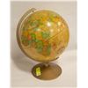 Image 1 : VINTAGE METAL BASE LARGE 12 INCH GLOBE - ESTATE