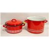 Image 1 : CHEFMATE ENAMEL MADE IN ROMANIA STOCK POTS