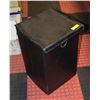 BLACK LAUNDRY BASKET APPROX 23"X15"X15"