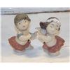 Image 1 : 2 NAO FIGURINES HULA DANCERS GIRLS 2004/BOY 2006