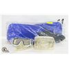 Image 1 : BOX OF DIVING GEAR 2 DIVING MASKS,