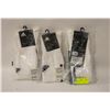 Image 1 : 3 NEW PAIRS OF ADIDAS SANTOS SOCKS - WHITE