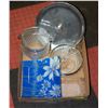 Image 1 : LOT OF ESTATE GLASSWARE AND SERVICE ITEMS