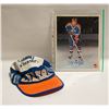 SIGNED WAYNE GRETZKY UNFRAMED + COLLECTORS HAT