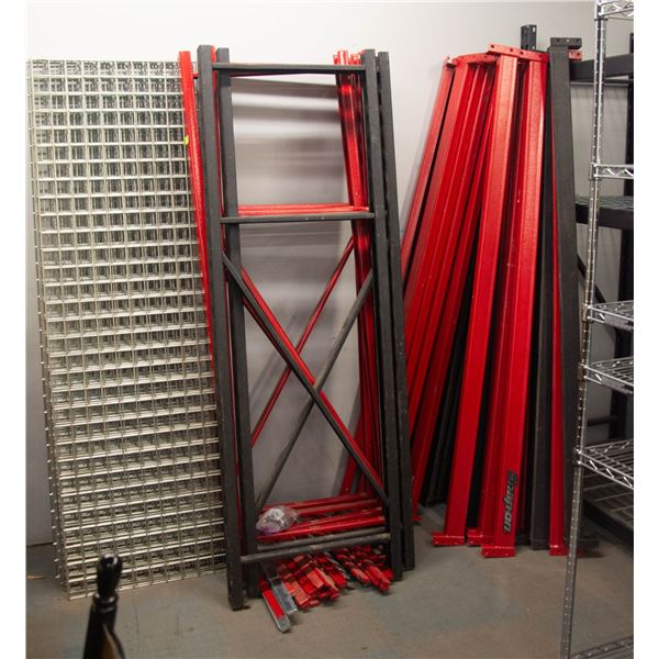 Snap On Racking LARGE LOT OF MAINLY SNAP-ON PALLET RACKING