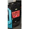 Image 1 : LOT OF 4 STORAGE CRATES