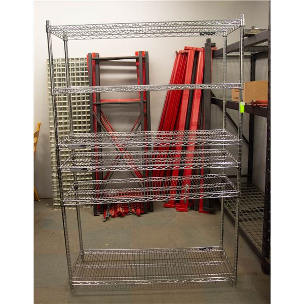 STAINLESS STEEL STATIONARY METRO RACK H-73