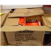 CASE OF 50 IRONWARE ORANGE SAFETY VESTS ONE SIZE