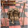 Image 1 : METAL HEAVY GARDEN CHILDREN ON SWING AS IS-ESTATE