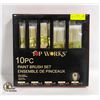 NEW TOP WORKS 10PC PAINT BRUSH SET