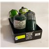 Image 1 : LOT OF 4 FULL MINI PROPANE CARTRIDGES