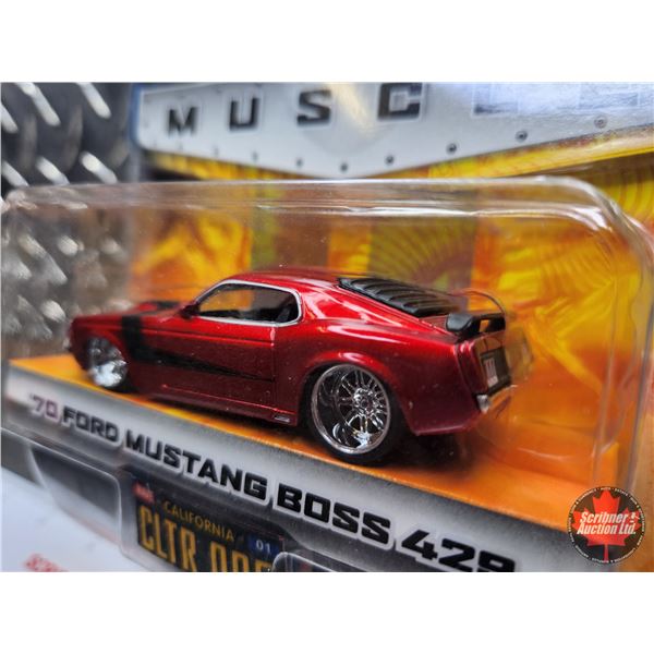 Jada Toys : '70 Ford Mustang Boss 429 - Red - Dub City Bigtime