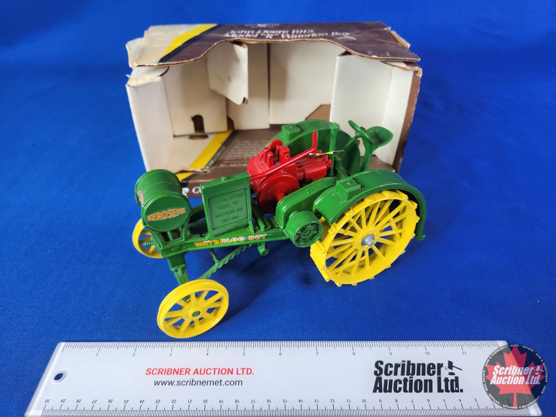 Vintage ERTL John Deere 1915 Model R Waterloo Boy Farm Vintage ERTL John Deere 1915 Model R Waterloo Boy Farm