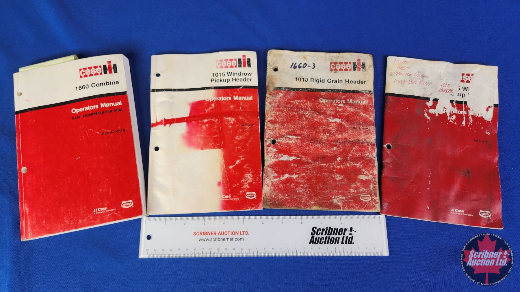 CASE Operator's Manuals (4) (SEE PICS!)