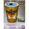 Image 1 : OIL TIN : PENNZOIL Z-7 Motor Oil (Cardboard) (5-1/2"H x 4"Dia) (SEE PICS!)