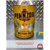 Image 4 : OIL TIN : PENNZOIL Z-7 Motor Oil (Cardboard) (5-1/2"H x 4"Dia) (SEE PICS!)