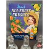 Image 2 : CRUSH Bottle Collection (24) + Vintage Crush Cardboard Ad (13-1/2" x 9-1/2") (SEE PICS!)