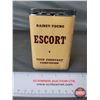Image 4 : Tobacco Pocket Tin "RAINEY-YOUNG ESCORT" (Paper Label) (4-3/4"H x 3"W x 1"D) (SEE PICS!)