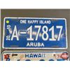 Image 2 : Lic Plates (2): Aruba ; Hawaii (6"H x 12"W) (SEE PICS!)